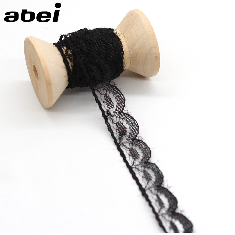 1cm宽无弹蕾丝花边 花型窄小边 DIY创意手工发饰 服装辅料 现货