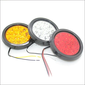 12V 24V Yük Maşını LED Flaş Stop Arxa Duman İşığı 4 düym