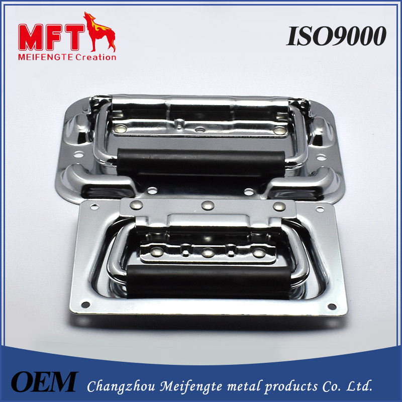 航空箱箱拉手 ABS塑料把手 表面电镀皮箱手把铁把手重型把手