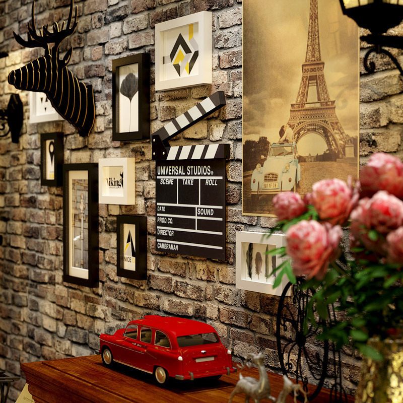 Free Shipping [gold Zero Points 448] Starlight Yiying Solid Wood Photo Frame Modern Photo Wall/photo Frame Wall/photo Frame Combination