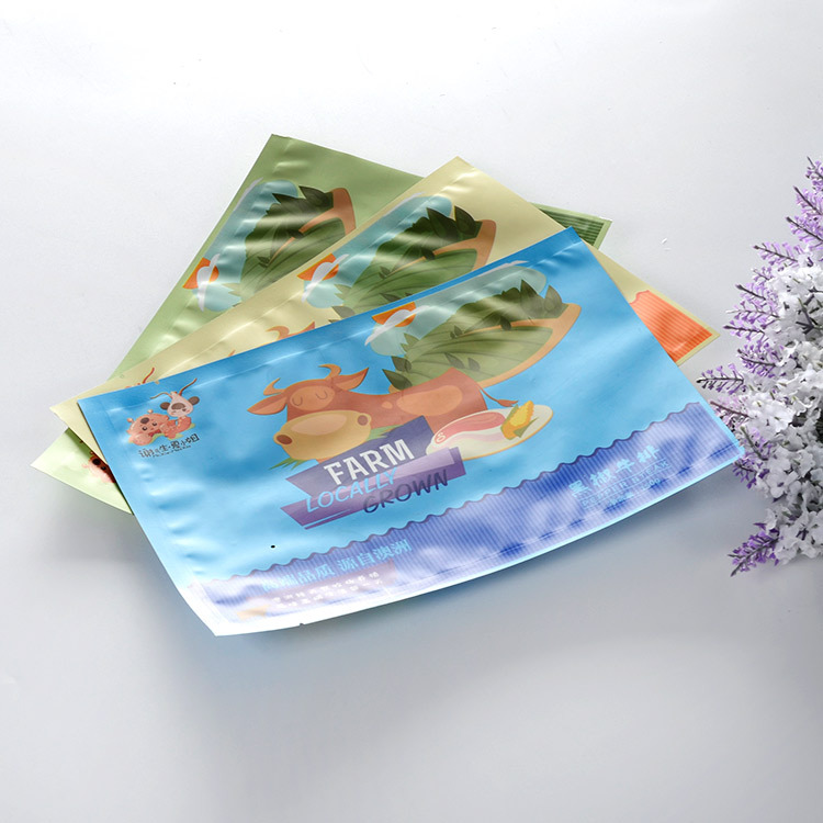 食品包装袋 厂家定制卡通opp自粘袋pe袋 环保复合牛排包装袋批发