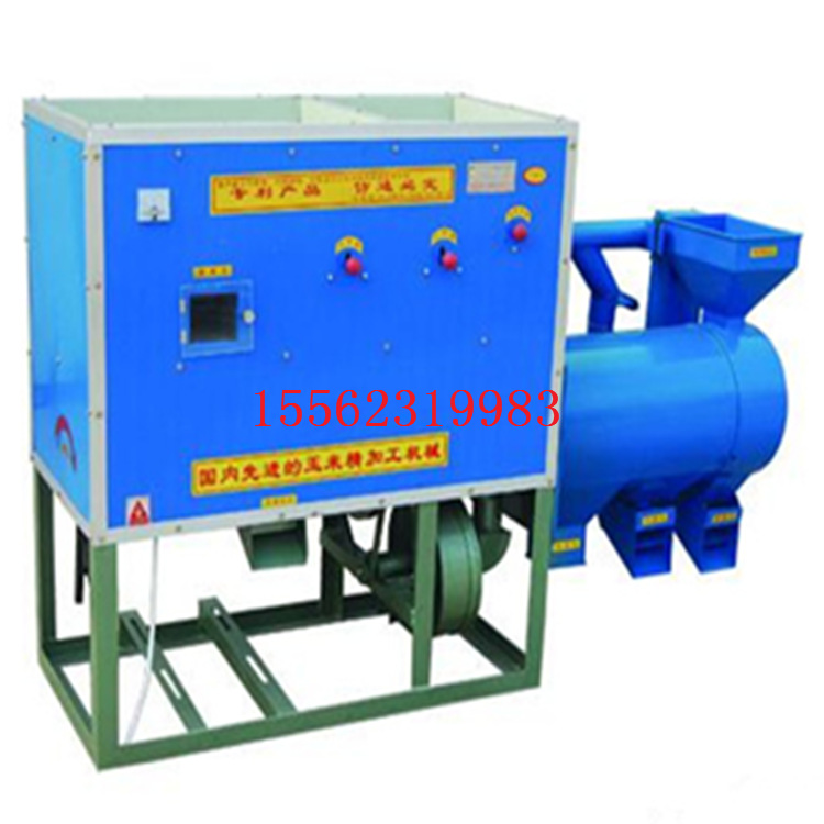 单相电家用玉米制糁机 五谷杂粮砂轮碾米机 粮食脱皮磨碴机图片