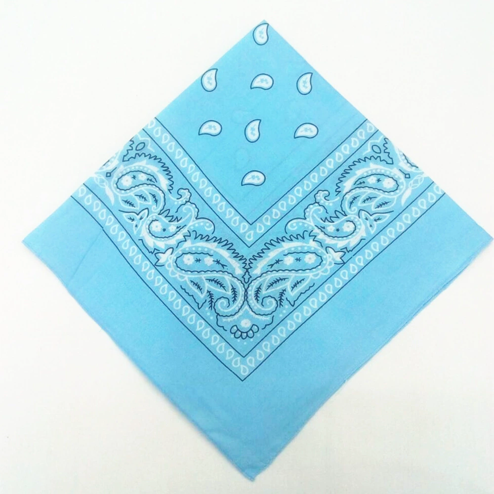 Headscarf, polyester 55 cm, paisley vortex print, one size (multi-color)