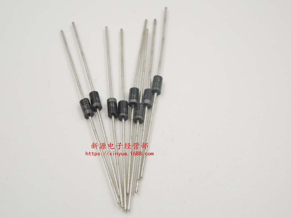 HER104 快速整流二极管 1A/300V 直插DO-41 二极管 104