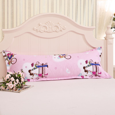 家纺全棉双人长枕套1.5米纯棉1.2米酒店宾馆枕套单件单品代发外贸|ru