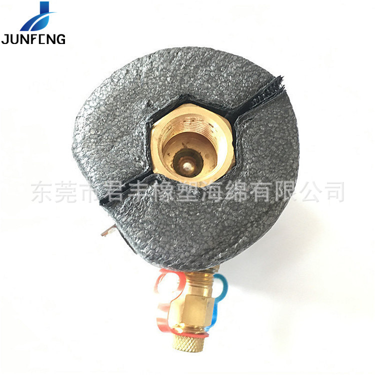 君丰生产  XPE护套一次成型 EVA冷热压加工 高发泡材料复合布料热