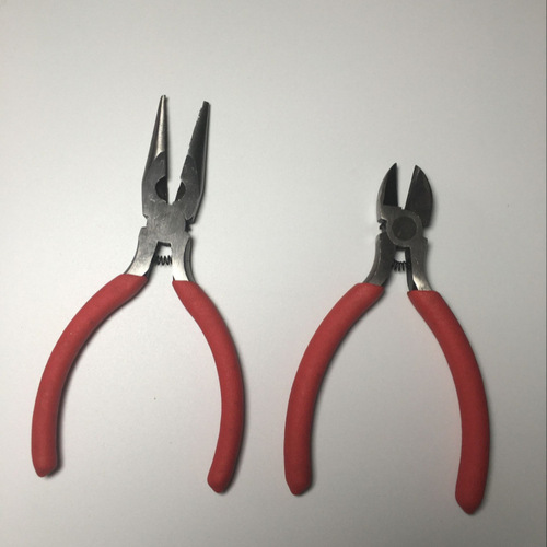 Wholesale wire mesh flower material diy handmade tools 5-inch sharp nose dual-purpose diagonal pliers wire mini pliers