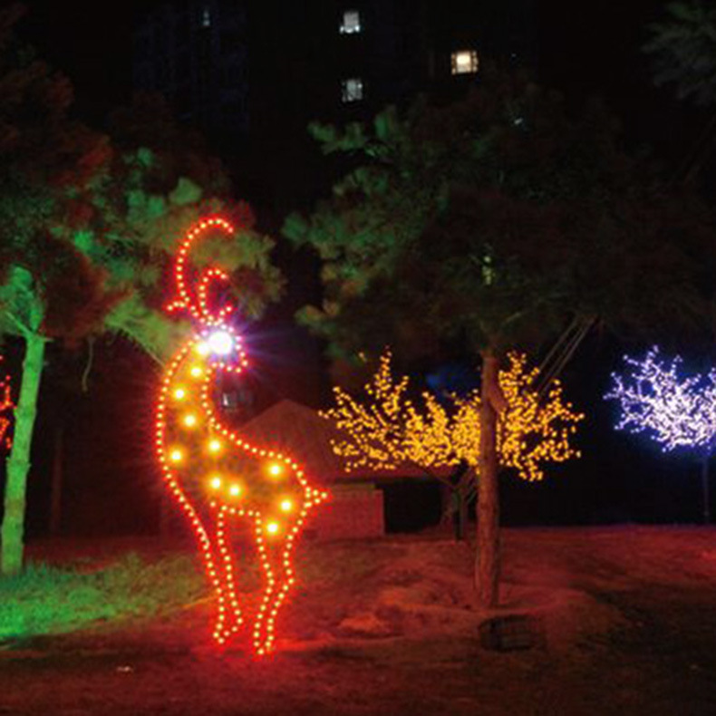 ���Ҷ������ִ�����ղ��õ����¿�LED��԰�������۵ƾ�����װ��