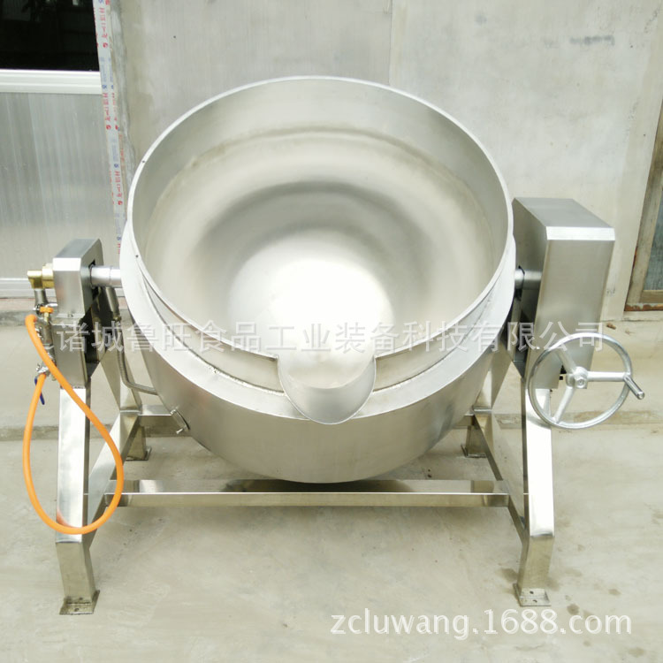 全不锈钢燃气可倾夹层锅 燃气可倾炒菜锅 燃气可倾煮面锅