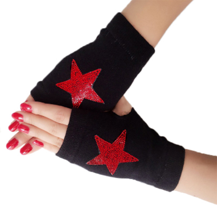 Unisexo Estilo Simple Estrella Rosa Cráneo Guantes 1 Par display picture 1