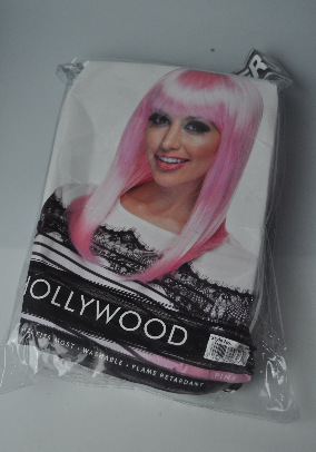 Estilo europeo y americano cos / party peluca popular fiesta cubierta de cabeza de fábrica cabello liso