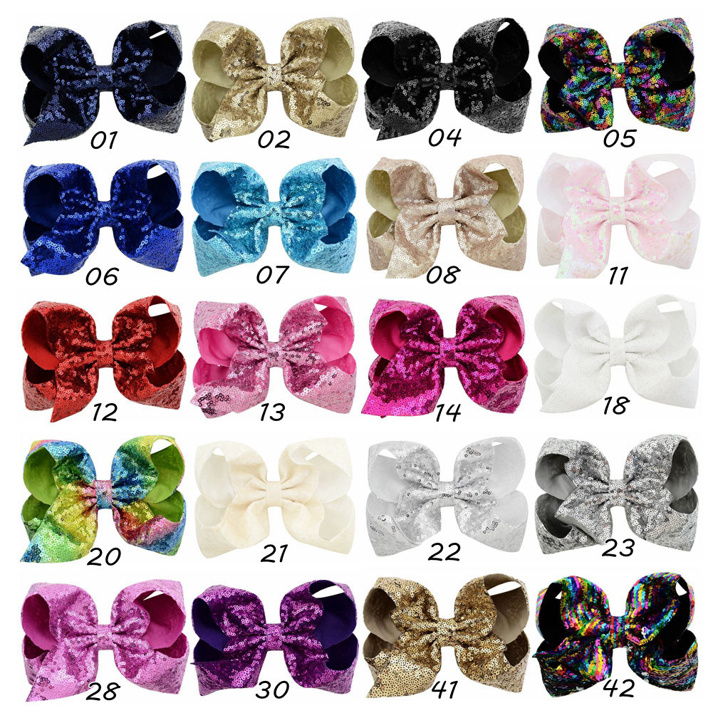 Fashion Sequin Bow Hairpin Set display picture 1