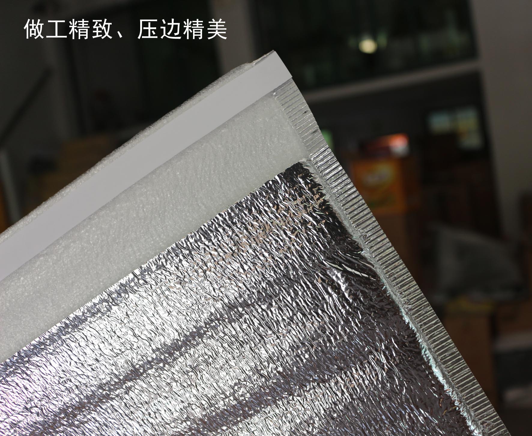 La bolsa de aislamiento de papel de aluminio adhesivo de doble cara de boca alta y baja película de aluminio desechable Bolsa de aislamiento frío para llevar bolsa de mantenimiento fresco se puede personalizar