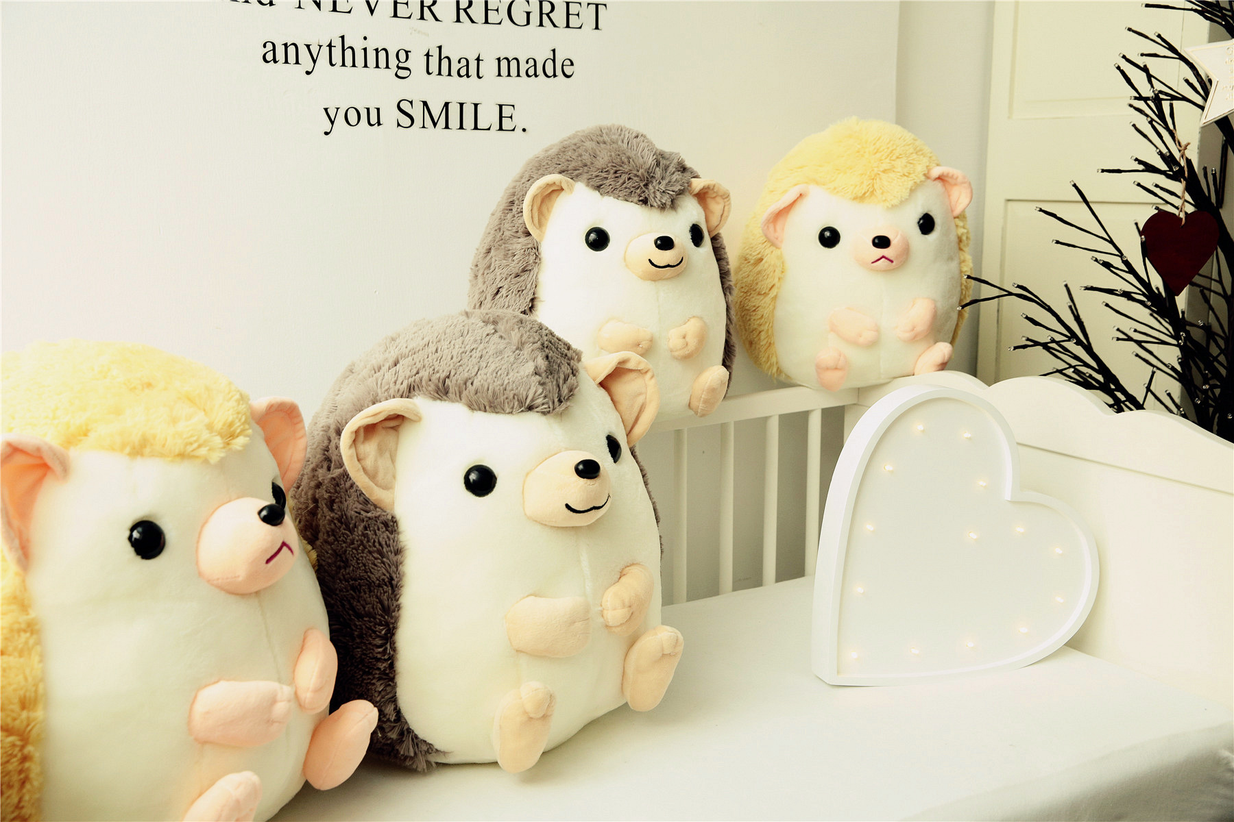 圆滚滚刺猬公仔