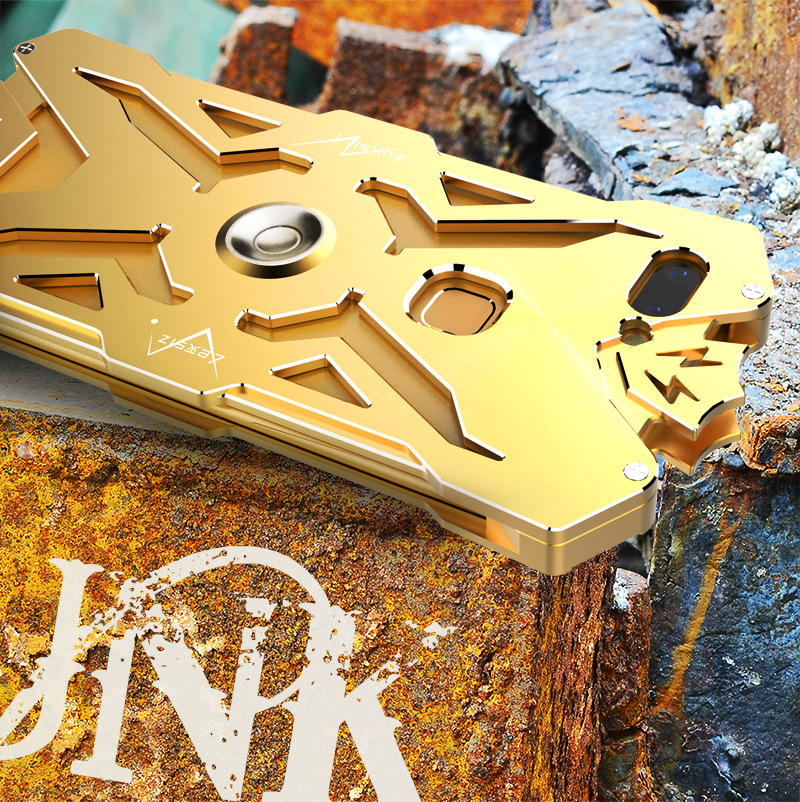 SIMON THOR Magnetic Bracket Aviation Aluminum Alloy Shockproof Armor Metal Case Cover for vivo X20 Plus & vivo X20