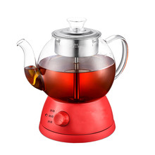厂家批电热水壶红色自动普洱黑茶煮茶器玻璃电茶炉蒸汽泡茶养生壶