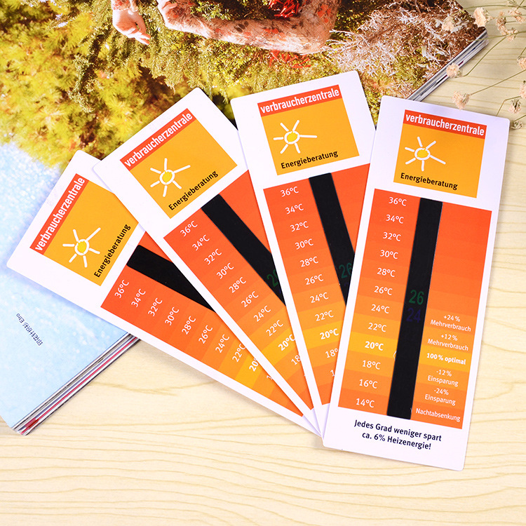 【厂家热卖】LCD变色温度贴 环境测温度卡 pvc卡 免费设计