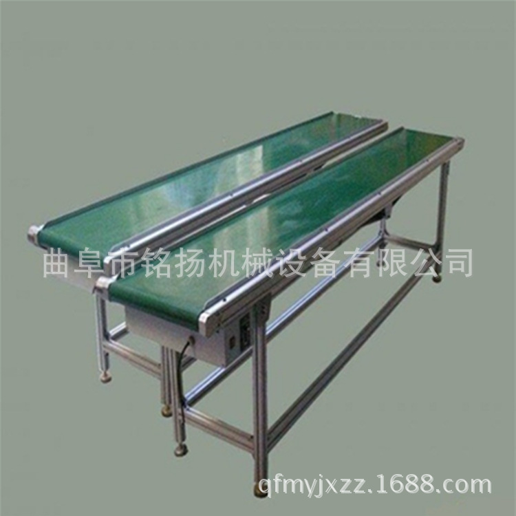 长距离带转弯大型散料输送皮带机耐高温真空包装袋装物料皮带输送机现货