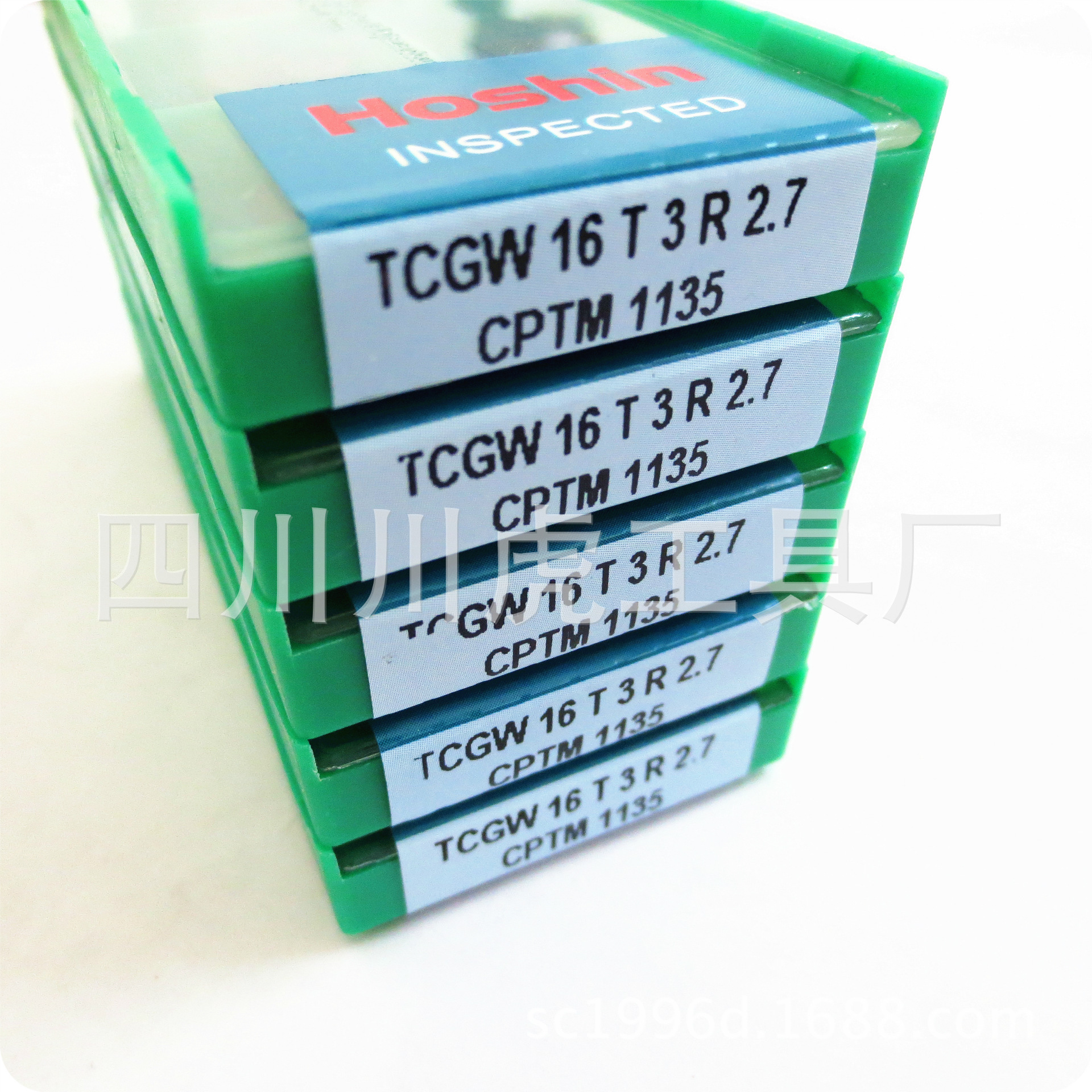 卡簧槽铣刀片/槽铣刀刀片：TCGW16T3R2.7 CPTM1135