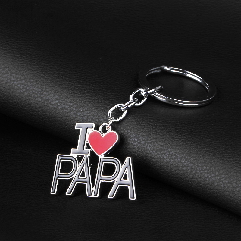 Mama Letter Alloy Mother's Day Father's Day Unisex Bag Pendant Keychain display picture 3