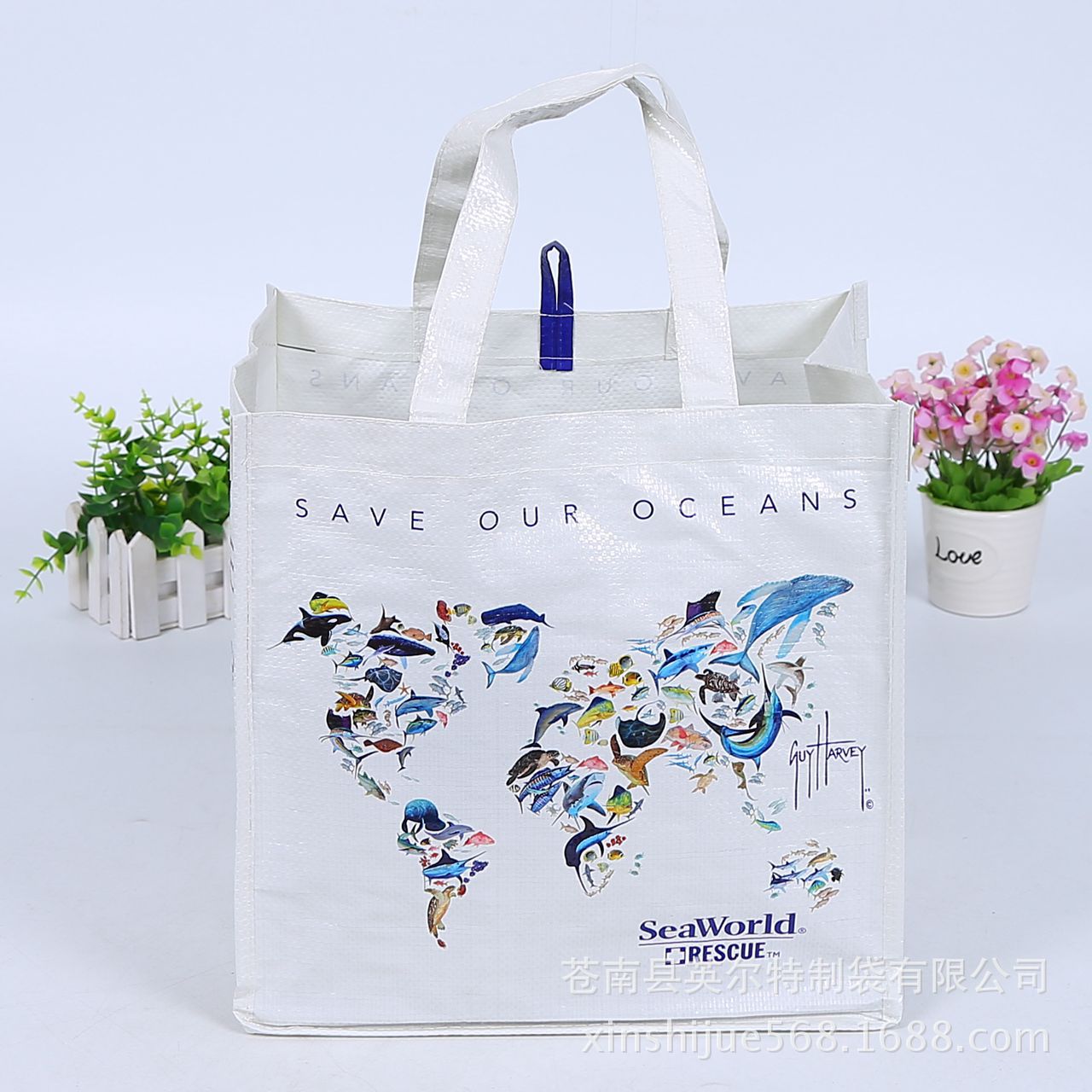 厂家定制精品创意pp编织袋 彩印环保复膜pp编织袋定做 可印logo