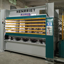 亨力特贴面热压机160吨5层电加热  木工热压机械设备制造厂家