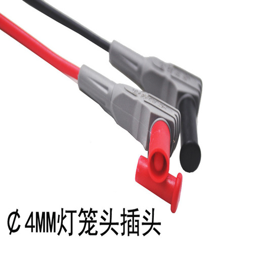 Factory Direct Sale Multimeter Probe High-Quality Dual Color 4mm Lantern Plug Multimeter Test Leads Wholesale