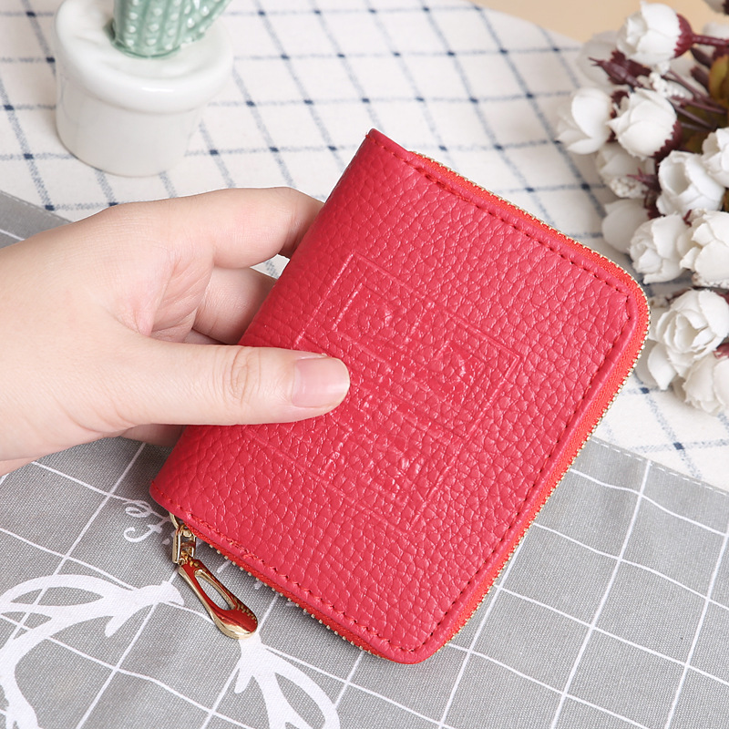 Korean Lychee Pattern Small Wallet display picture 14