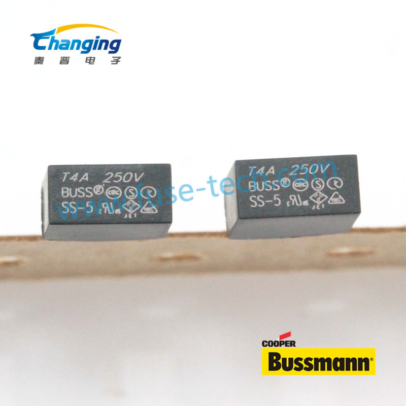慢断微型保险丝 插件一次性 SS-5-4A-AP 4A 250V bussmann保险丝