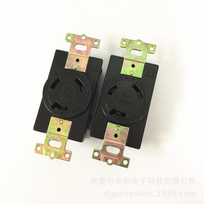 LKEW隆光LK2334F 30A480V电机防爆插座电机插座