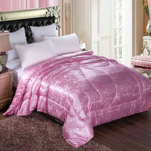 炫耀水星家纺蚕丝被桑蚕丝春秋赠品礼品被子母被冬被加厚被芯棉被|ms