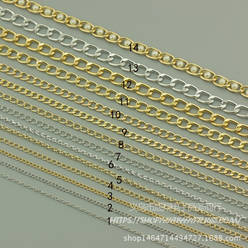 金色银色链条新拍晟翔