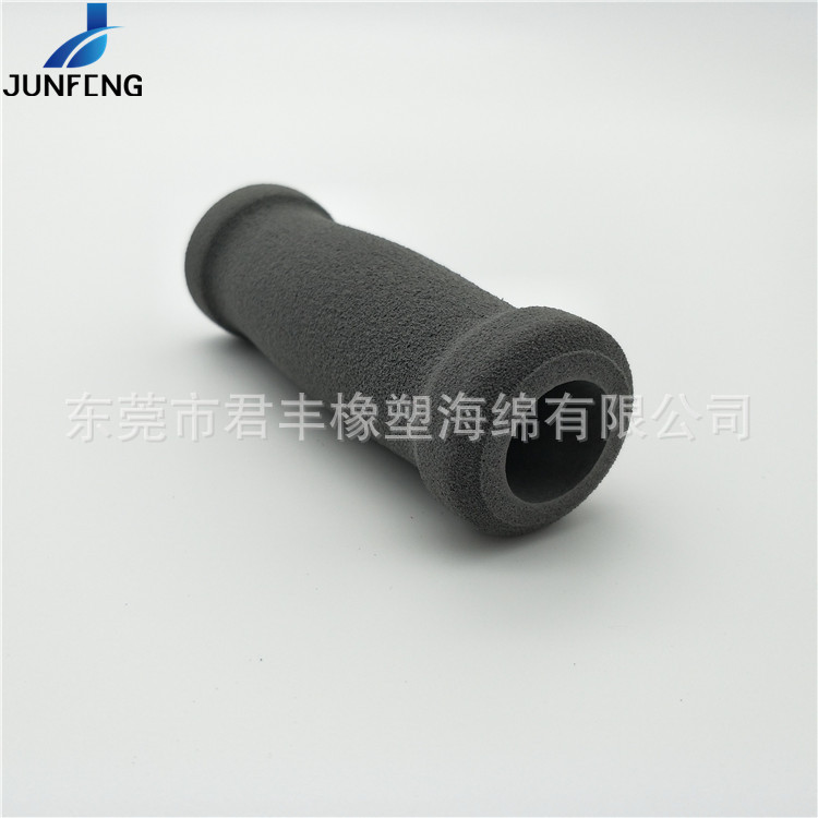 君丰供应 nbr发泡扶手两头粗套管 五金套管异形护套  童车扶手把