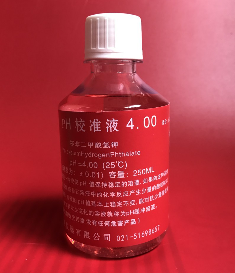 250ML标准溶液/PH标准试剂/4.00缓冲液/酸度计校正液