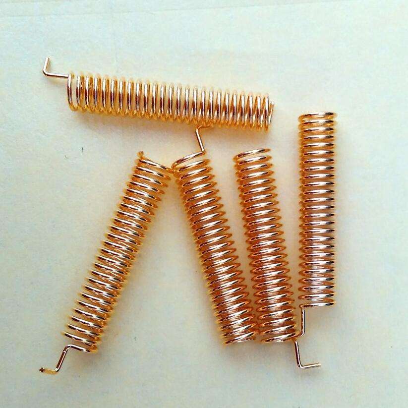 深圳电镀厂家 不锈钢铜弹簧顶针滚电镀24K金色18K金浅金免费打样