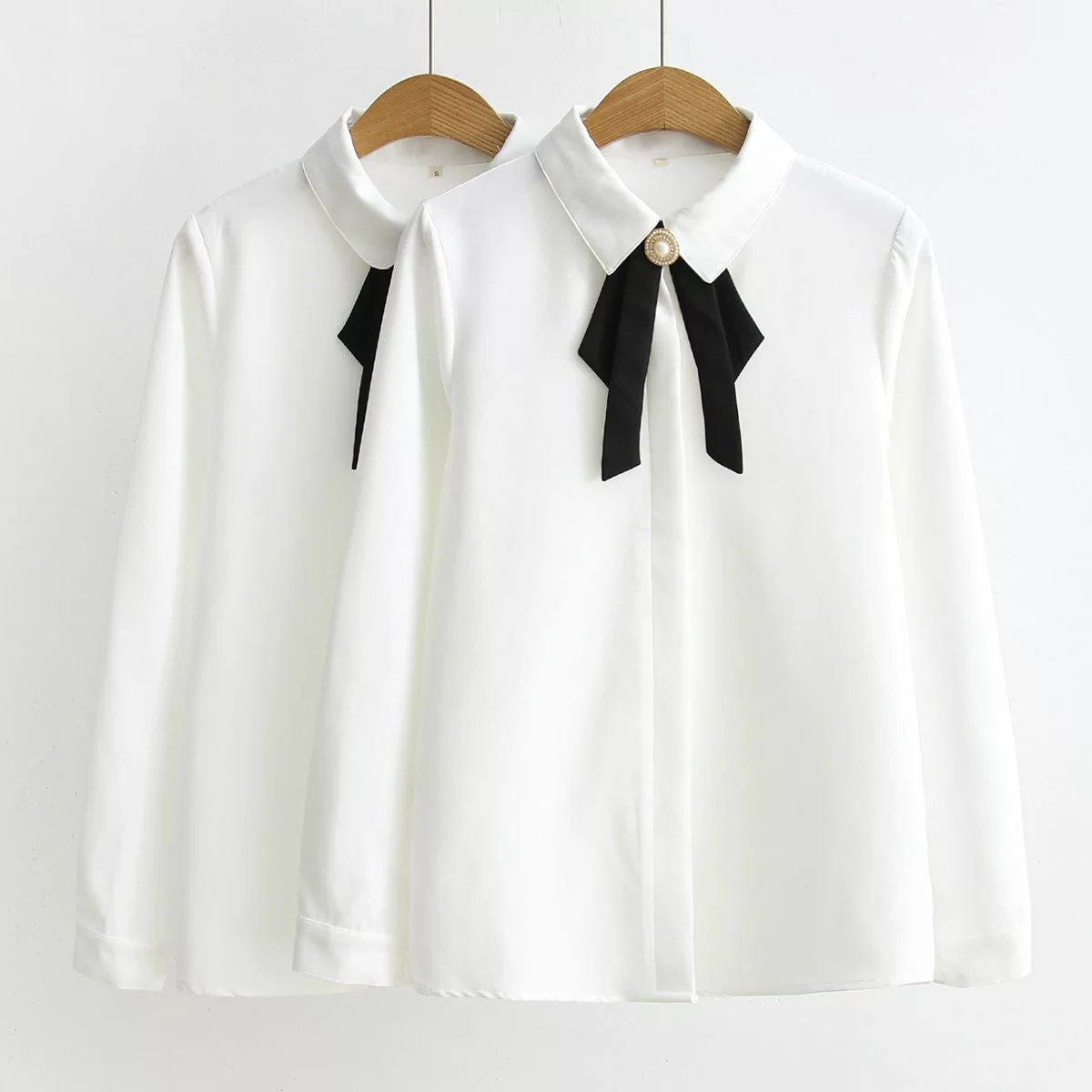 Shirt with bow