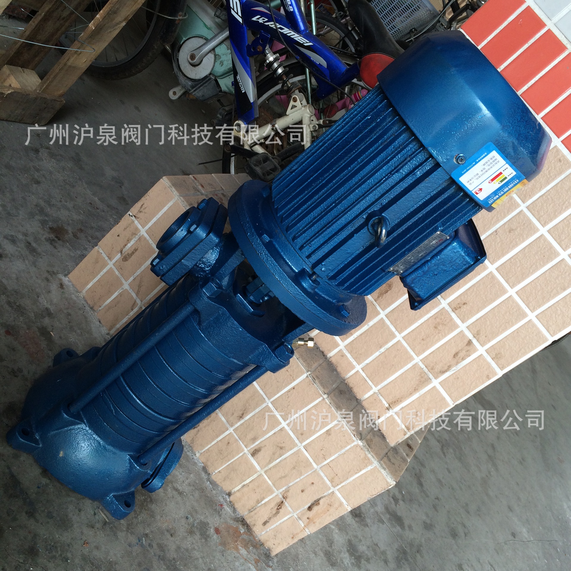 广州立式多级铜叶轮泵VMP80x9  VMP型高扬程离心泵 