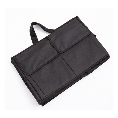 Car storage bag, car supplies, foldable Oxford cloth trash can, car trunk storage box, storage box