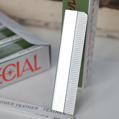 Feather brand H platinum eyebrow trimming blades 10 pieces/box beauty salon household eyebrow trimming blades