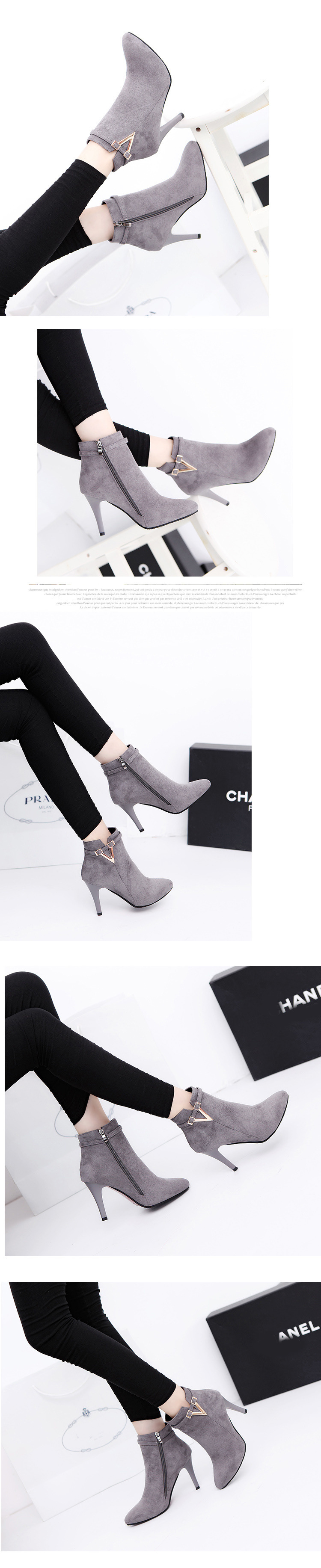 Bottes femme HALINFER  HAN LINGFEI en PU artificiel - Ref 3355220 Image 15