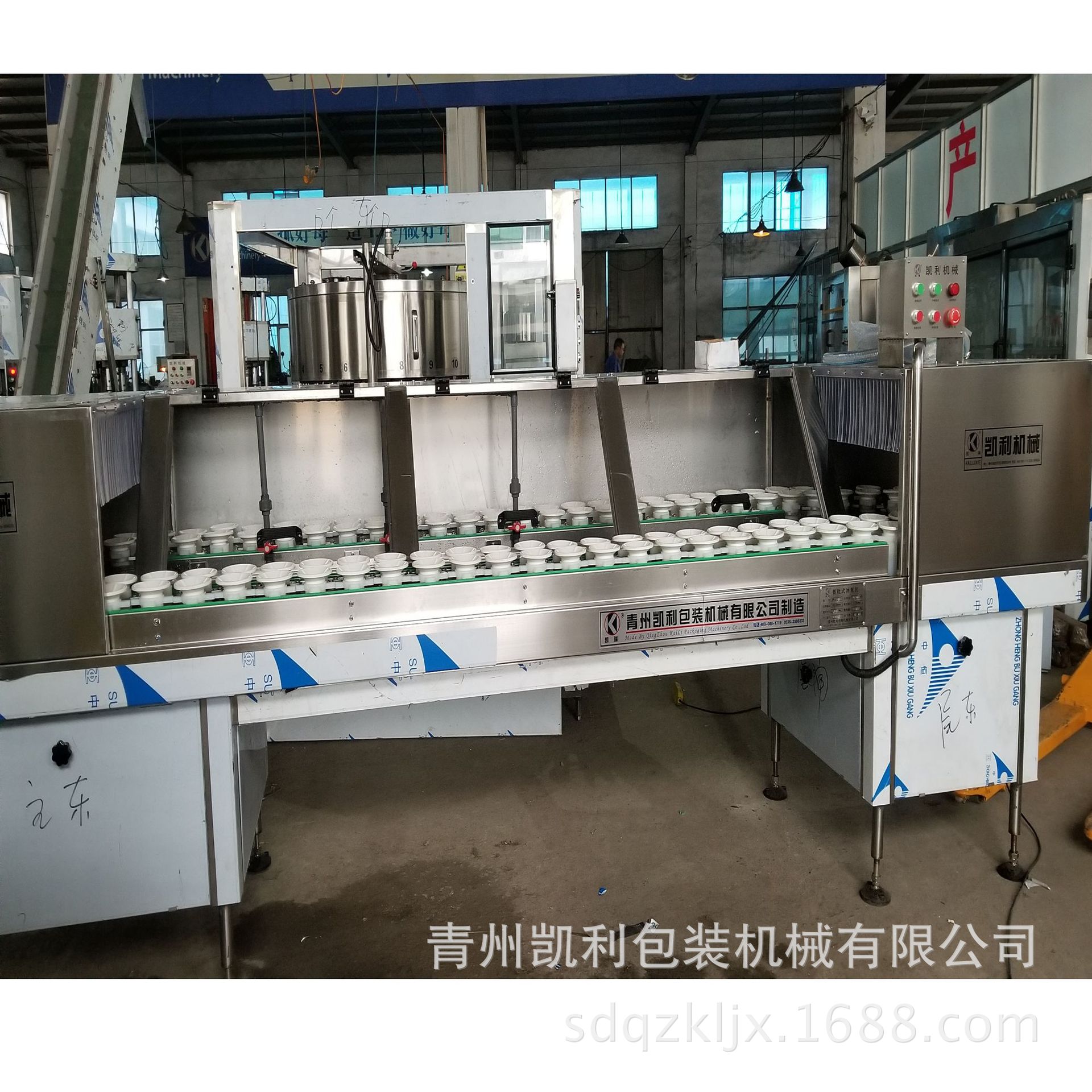 厂家制造CP-60型双列链轨式冲瓶机 高产能 洗瓶机