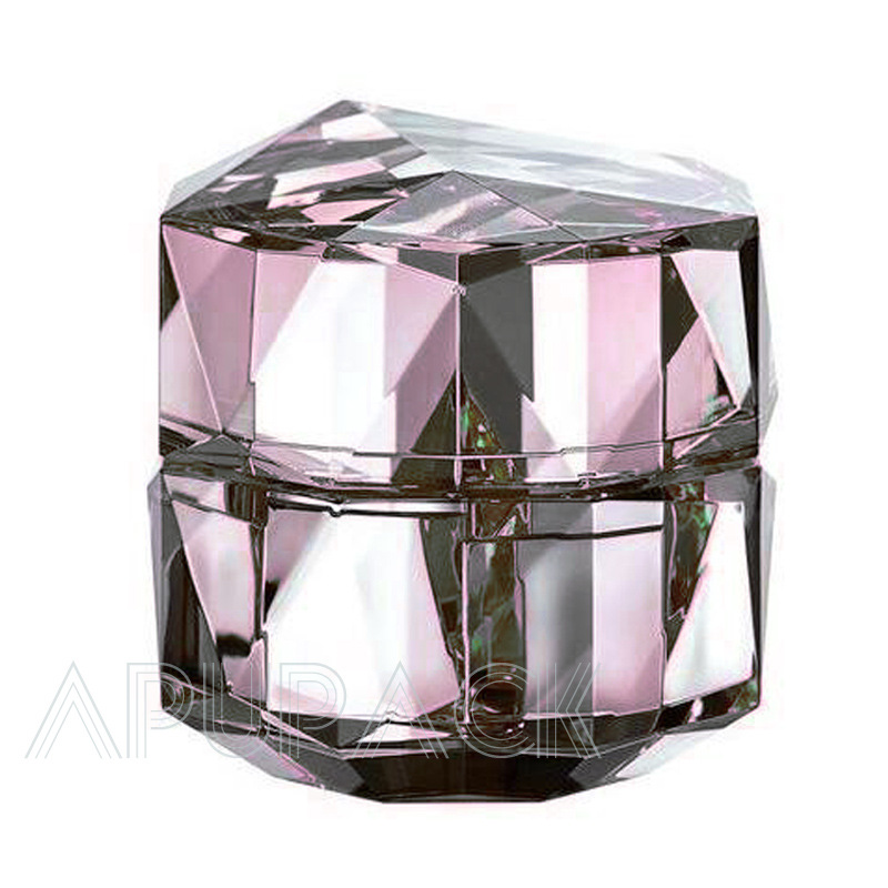 5/10/15/30/50克新款高档金致乳霜瓶包材 钻面化妆品膏体瓶