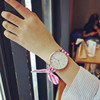 Cloth, belt, watch, fashionable trend waterproof dial for leisure, Korean style, simple and elegant design