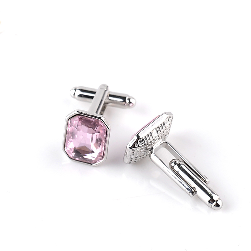 Glaskristall Manschettenknöpfe Für Herren Bunte Hemd Accessoires_voghion.com