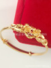 Brass gold bracelet, jewelry, 24 carat, wholesale, Birthday gift