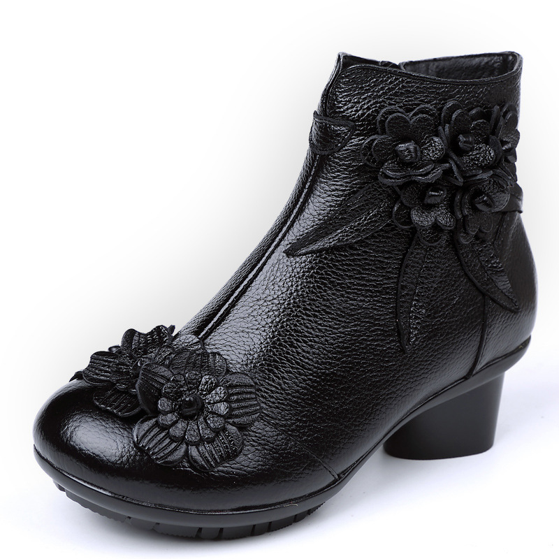 Bottes femme TRANQUILLEMENT en En cuir - Ref 3355144 Image 5