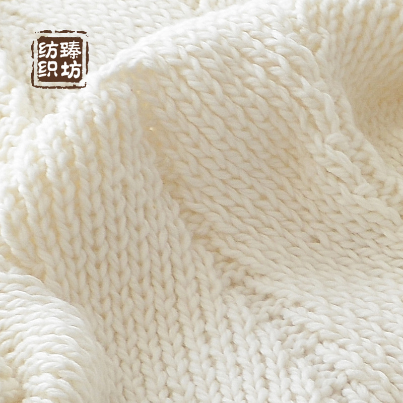 爆款网红毛球毯子 波纹冰岛针织球毯 北欧装饰毯空调毯