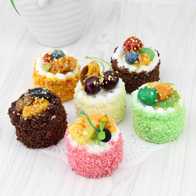 direct deal PU simulation Cake Showcase Photography Show props Brownies Cake Model