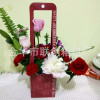 Spot manufacturer Flower Handbar Box PP Plastic Flower Box Active Flower Box