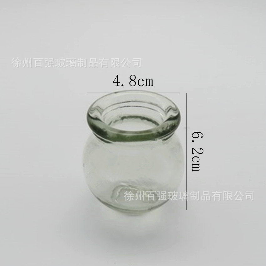 Transparent glass tank thickened anti -frying vacuum medical cupping…